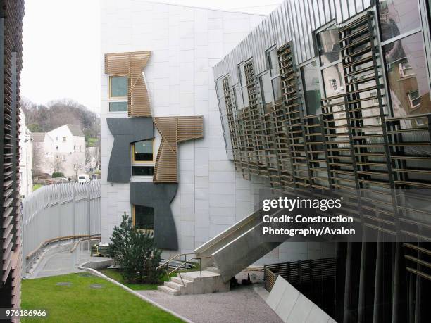 Scottish Parliament Building, Edinburgh, Scotland.