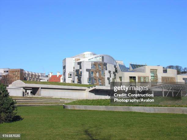 Scottish Parliament Building, Edinburgh, Scotland.