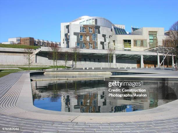 Scottish Parliament Building, Edinburgh, Scotland.