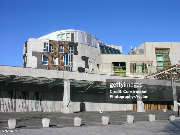 Scottish Parliament Building, Edinburgh, Scotland.