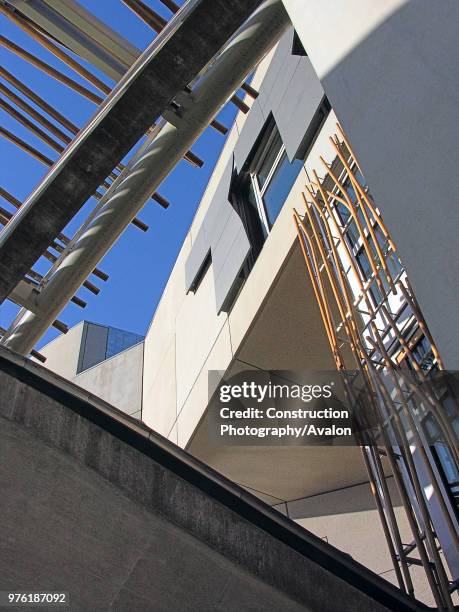 Scottish Parliament Building, Edinburgh, Scotland.