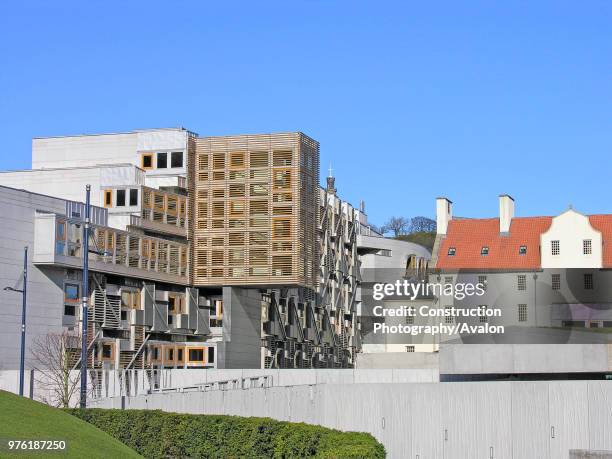 Scottish Parliament Building, Edinburgh, Scotland.