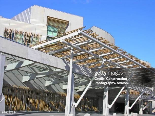 Scottish Parliament Building, Edinburgh, Scotland.