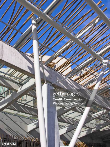 Scottish Parliament Building, Edinburgh, Scotland.