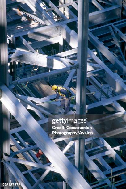 Construction of cement works, United Kingdom.