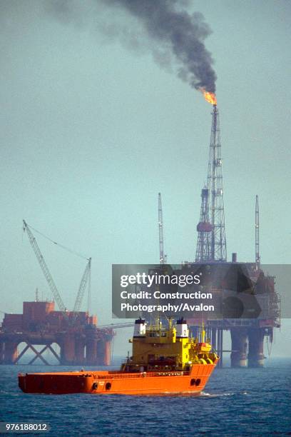 Brent oilfield, North Sea.