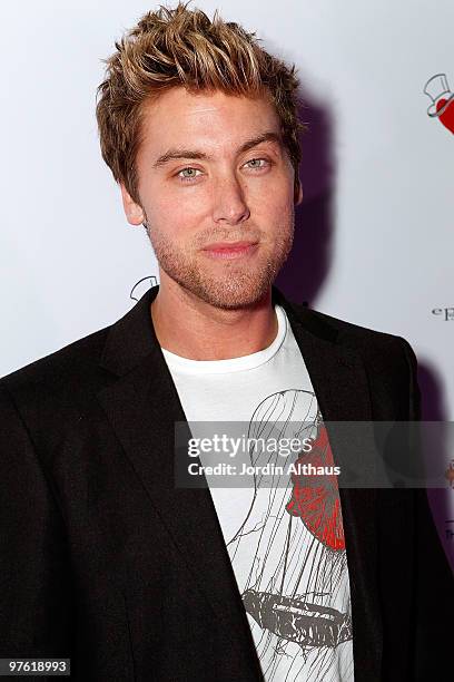 Lance Bass attends the 6th Annual K-Swiss Desert Smash - Day 1 at La Quinta Resort and Club on March 9, 2010 in La Quinta, California.