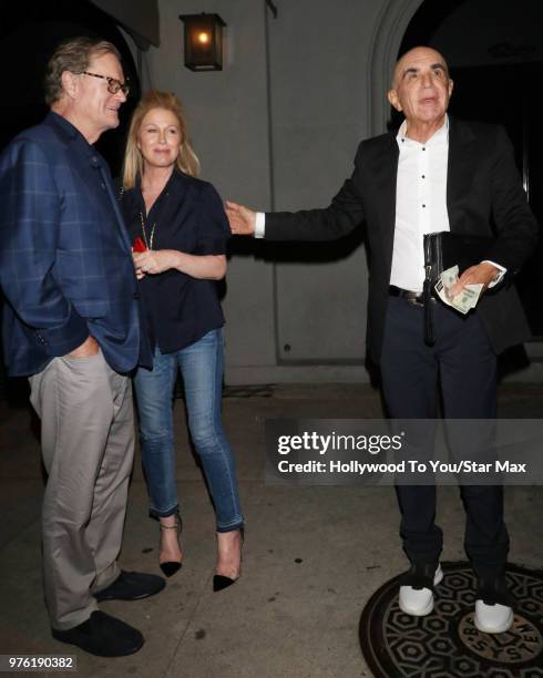 Rick Hilton, Kathy Hilton and Robert Shapiro are seen on June 15, 2018 in Los Angeles, California.