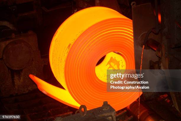 Coilbox on the Hot Strip Mill at Corus Port Talbot steelworks, Neath, JM1.