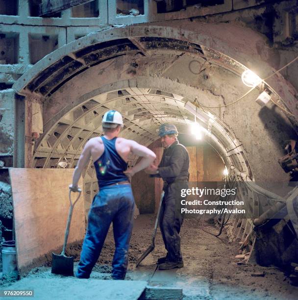 Refurbishment of Angel Underground station, London, United Kingdom,.