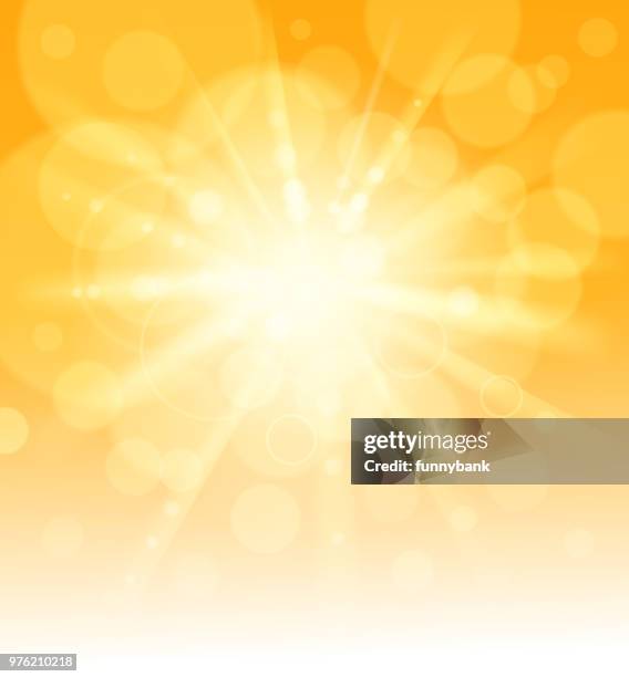blank sunlight - sunrise rays stock illustrations