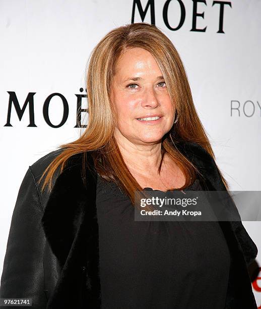 Lorraine Bracco attends the VIP performance of "Next Fall" on Broadway at the Helen Hayes Theatre on March 10, 2010 in New York City.