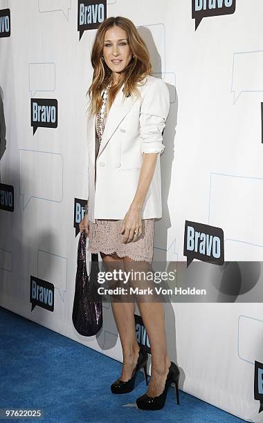 Actress Sarah Jessica Parker attends Bravo's 2010 Upfront Party at Skylight Studio on March 10, 2010 in New York City.