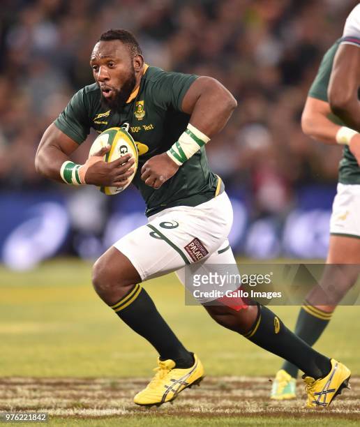 Tendai Mtawarira of the Springboks during the 2018 Castle Lager Incoming Series match between South Africa and England at Toyota Stadium on June 16,...