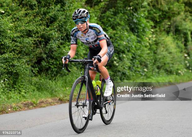 Charlotte Becker of Germany and Team Hitec Products / during the 5th OVO Energy Women's Tour 2018, Stage 4 a 130km stage from Evesham to Worcester on...