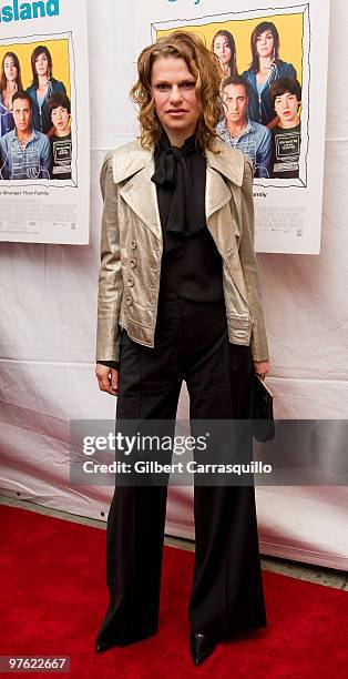 Sandra Bernhard attends the premiere of "City Island" at The Directors Guild of America Theater on March 10, 2010 in New York City.