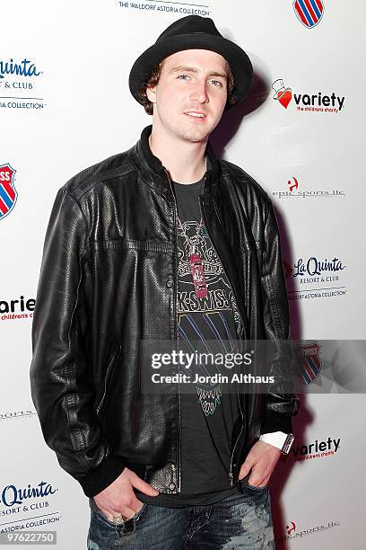 Greg Lutzka attends the 6th Annual K-Swiss Desert Smash - Day 1 at La Quinta Resort and Club on March 9, 2010 in La Quinta, California.