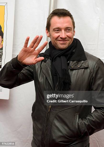 Hugh Jackman attends the premiere of "City Island" at The Directors Guild of America Theater on March 10, 2010 in New York City.