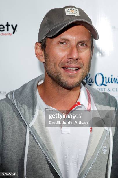 Christian Slater attends the 6th Annual K-Swiss Desert Smash - Day 1 at La Quinta Resort and Club on March 9, 2010 in La Quinta, California.