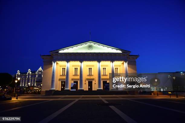 vilnius town hall - sergio amiti stock pictures, royalty-free photos & images