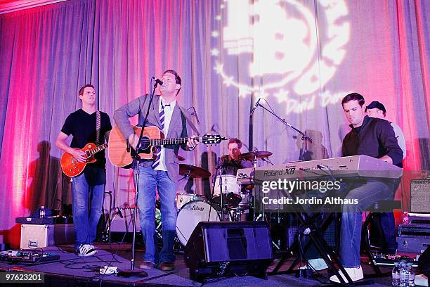 Mike Bryan, David Barron and Bob Bryan of The Bryan Bros. Band performs at the 6th Annual K-Swiss Desert Smash - Day 1 at La Quinta Resort and Club...