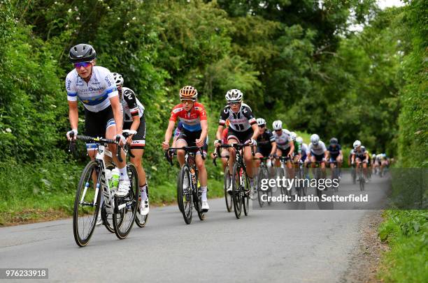 Marianne Vos of The Netherlands and Waowdeals Pro Cycling Team European Champion Jersey / Peloton / during the 5th OVO Energy Women's Tour 2018,...