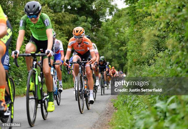 Jip Van Den Bos of The Netherlands and Boels - Dolmans Cycling Team / during the 5th OVO Energy Women's Tour 2018, Stage 4 a 130km stage from Evesham...