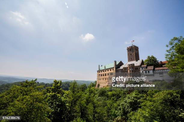 June 2018, Germany, Eisenach: Wartburg castle is the site of the conference of all German states' Justice Ministers, running from 06 to 07 June 2018....