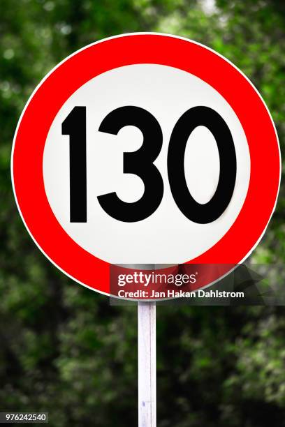 Speed Limit Sign 130 Photos and Premium High Res Pictures - Getty Images