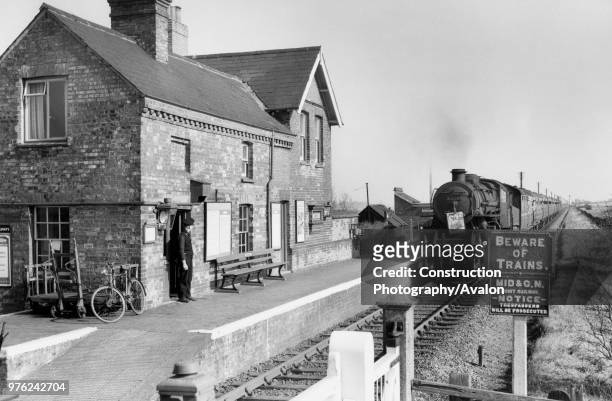 February 28th 1959 was a sad day in railway history as it heralded the end of the M&GN Joint Railway system. Here, on the last day, Ivatt...