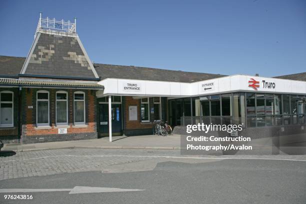 Frontage of Truro station, Cornwall 5th April 2006.