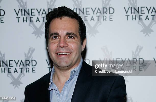 Mario Cantone attends the opening of "The Scottsboro Boys" at Vineyard Theatre on March 10, 2010 in New York City.