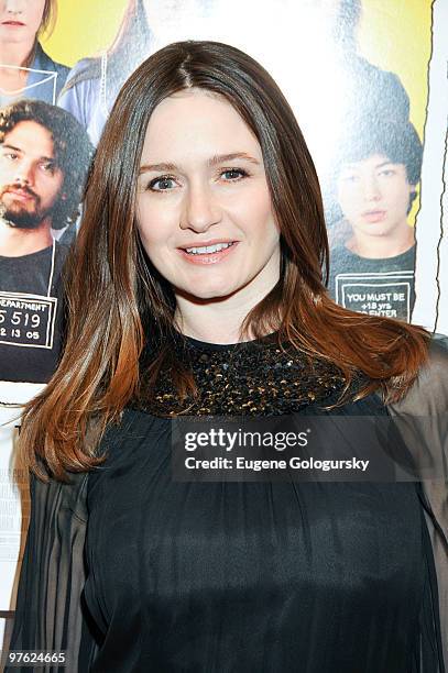 Emily Mortimer attends the premiere of "City Island" at The Directors Guild of America Theater on March 10, 2010 in New York City.