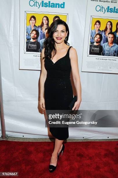 Julianna Marguiles attends the premiere of "City Island" at The Directors Guild of America Theater on March 10, 2010 in New York City.