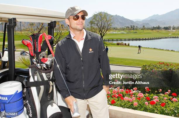 Christian Slater attends the 6th Annual K-Swiss Desert Smash - Day 2 at La Quinta Resort and Club on March 10, 2010 in La Quinta, California.