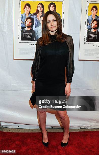 Emily Mortimer attends the premiere of "City Island" at The Directors Guild of America Theater on March 10, 2010 in New York City.