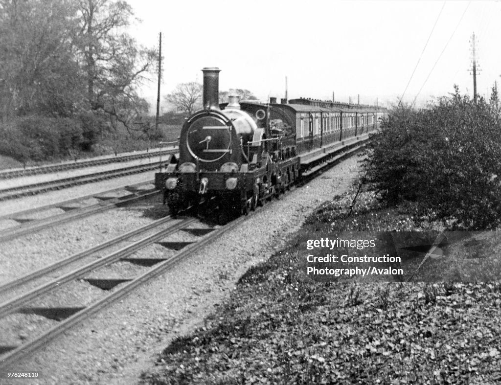 Gwr Rover GWR Broad Gauge Rover Class, believed to be Great Western on a down ...