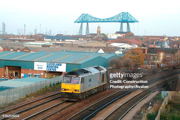 Steel is the principal traffic of the Tees-side area of North East England and this is reflected in the livery of the main company, Corus Steel,...