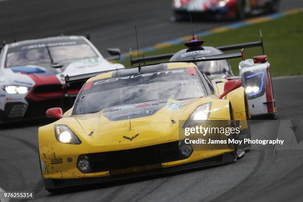 Tommy Milner Racing 244 Chevrolet Corvette C7r Of Oliver Gavin Stock Photos, High-Res ...