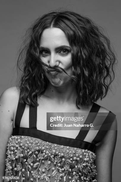 Spanish actress Aura Garrido is photographed on self assignment during 21th Malaga Film Festival 2018 on April 19, 2018 in Malaga, Spain.
