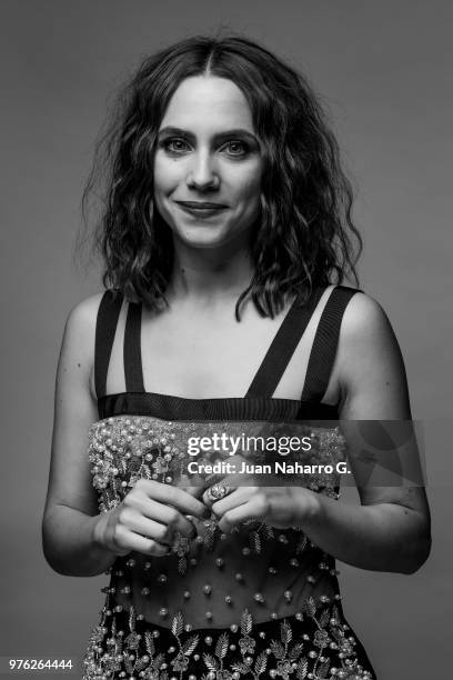 Spanish actress Aura Garrido is photographed on self assignment during 21th Malaga Film Festival 2018 on April 19, 2018 in Malaga, Spain.