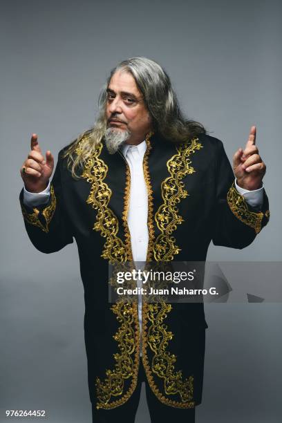 Miguel Angel Arenas aka Capi is photographed on self assignment during 21th Malaga Film Festival 2018 on April 19, 2018 in Malaga, Spain.