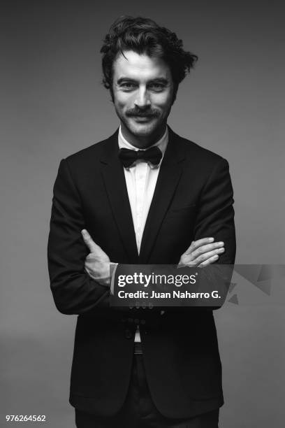 Spanish actor Javier Rey is photographed on self assignment during 21th Malaga Film Festival 2018 on April 19, 2018 in Malaga, Spain.