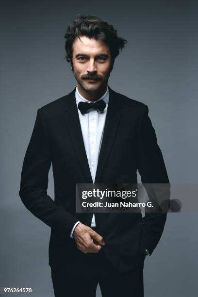 Spanish actor Javier Rey is photographed on self assignment during 21th Malaga Film Festival 2018 on April 19, 2018 in Malaga, Spain.