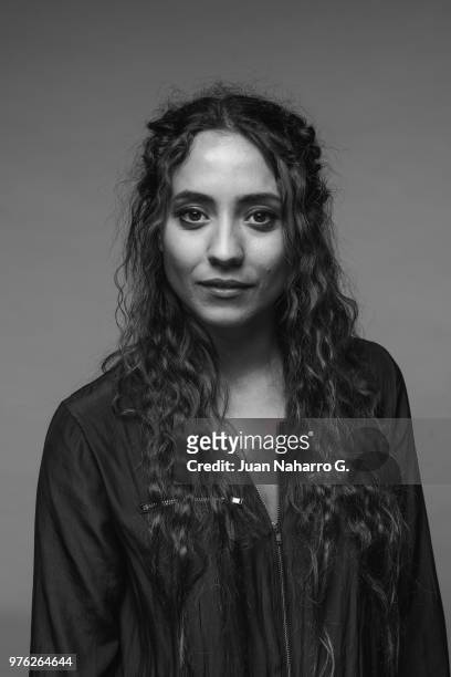 Spanish actress Blanca Pares is photographed on self assignment during 21th Malaga Film Festival 2018 on April 19, 2018 in Malaga, Spain.