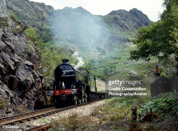 West Highlander. No 2005 powers up Beasdale Bank en route from Fort William to Mallaig. , United Kingdom.