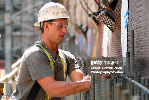 Rebar Worker, Broccolini Construction; in Progress; Job Site; 150 Slater Street; Ottawa.