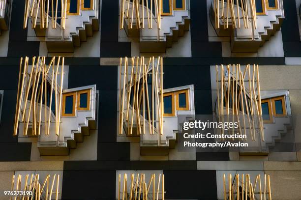 Scottish Parliament Building, Edinburgh, Scotland.