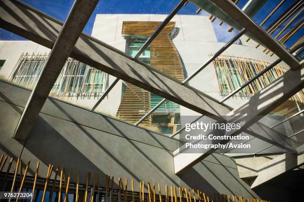 Scottish Parliament Building, Edinburgh, Scotland.