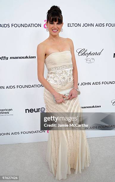 Actress Amy Bailey attends the 18th Annual Elton John AIDS Foundation Oscar party held at Pacific Design Center on March 7, 2010 in West Hollywood,...